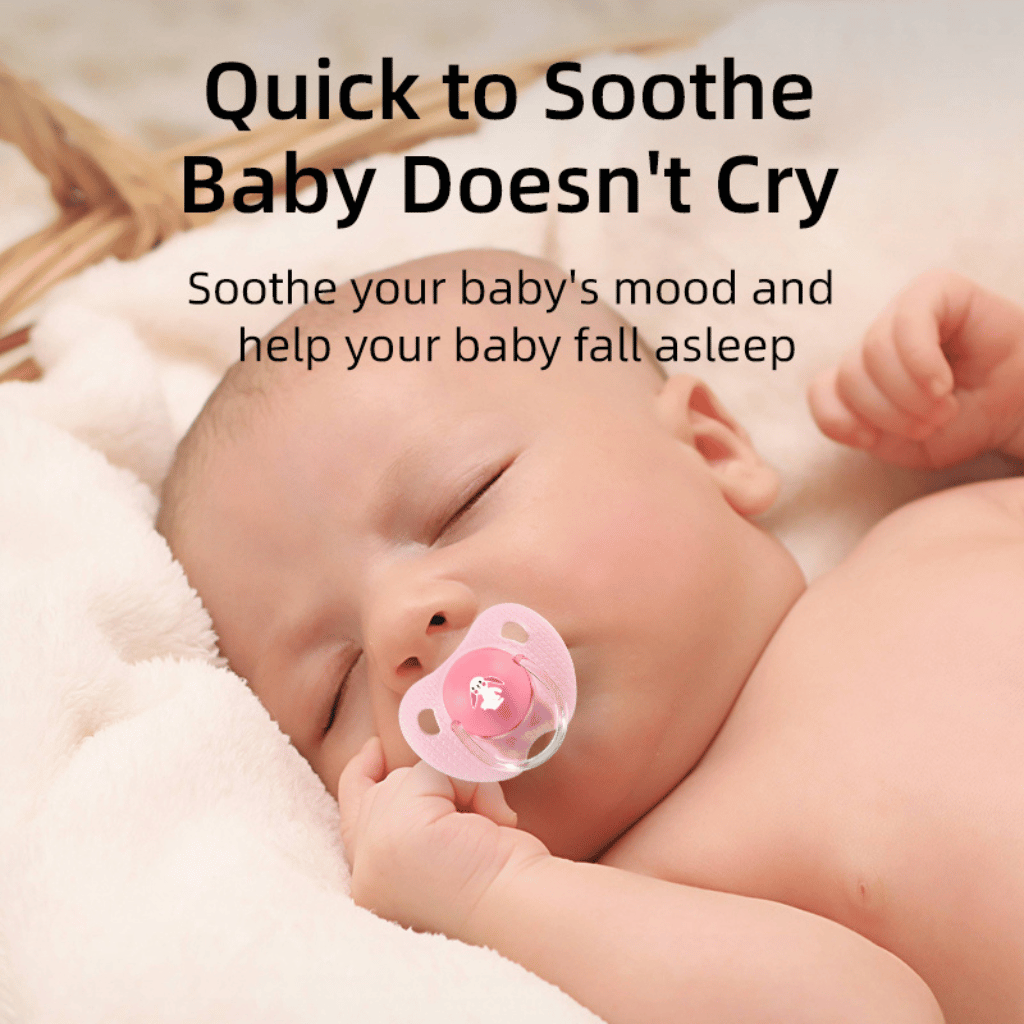 KIDDSTA Food-Grade Silicone Baby Pacifier