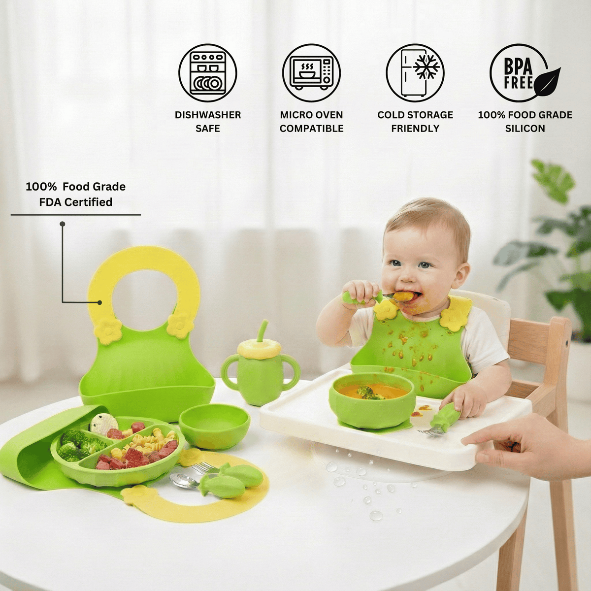Silicone Baby Feeding Set | KIDDSTA