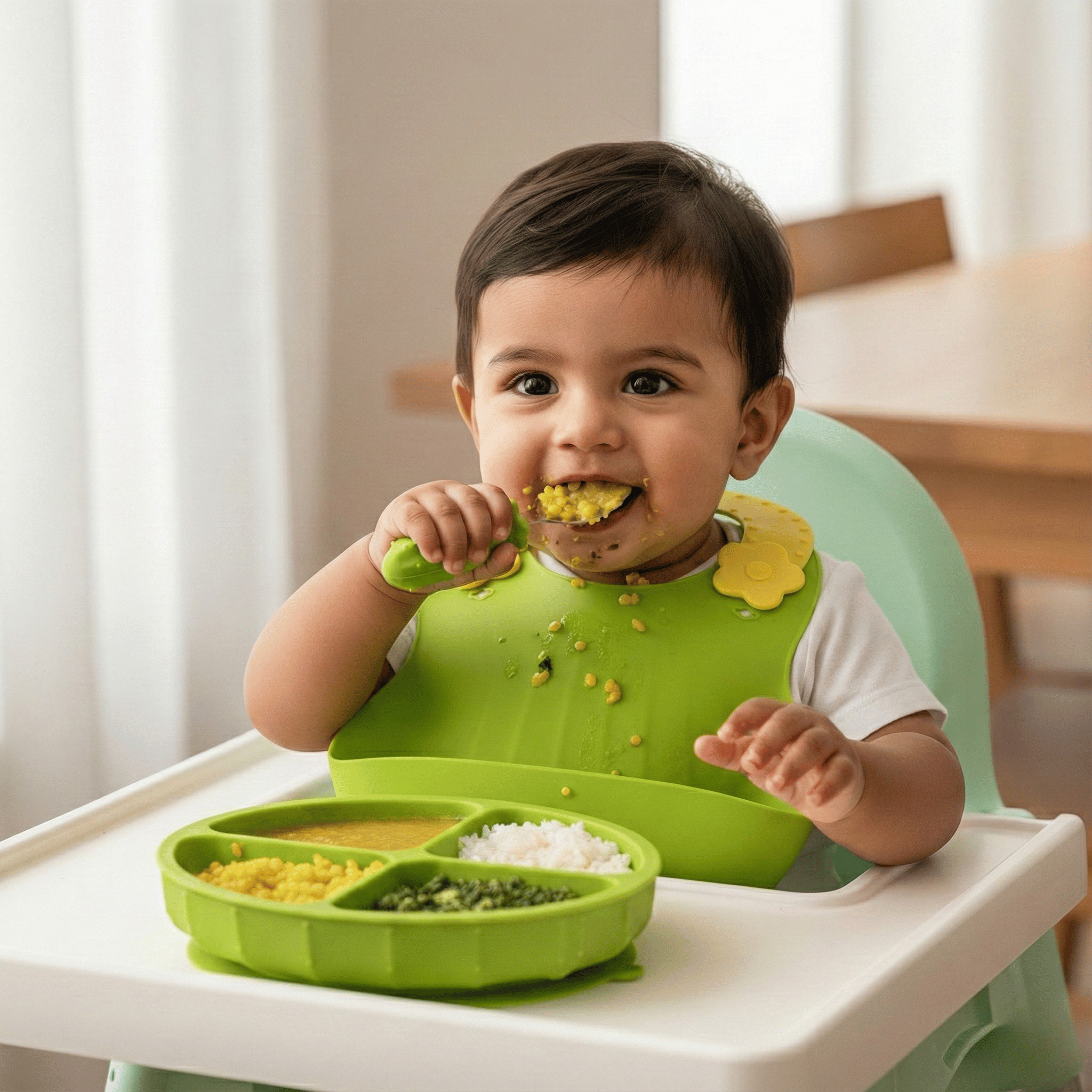 Silicone Baby Feeding Set | KIDDSTA