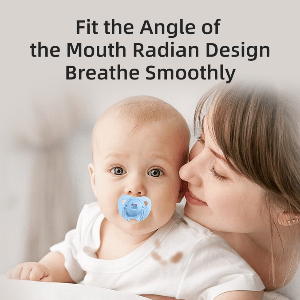 KIDDSTA Food-Grade Silicone Baby Pacifier
