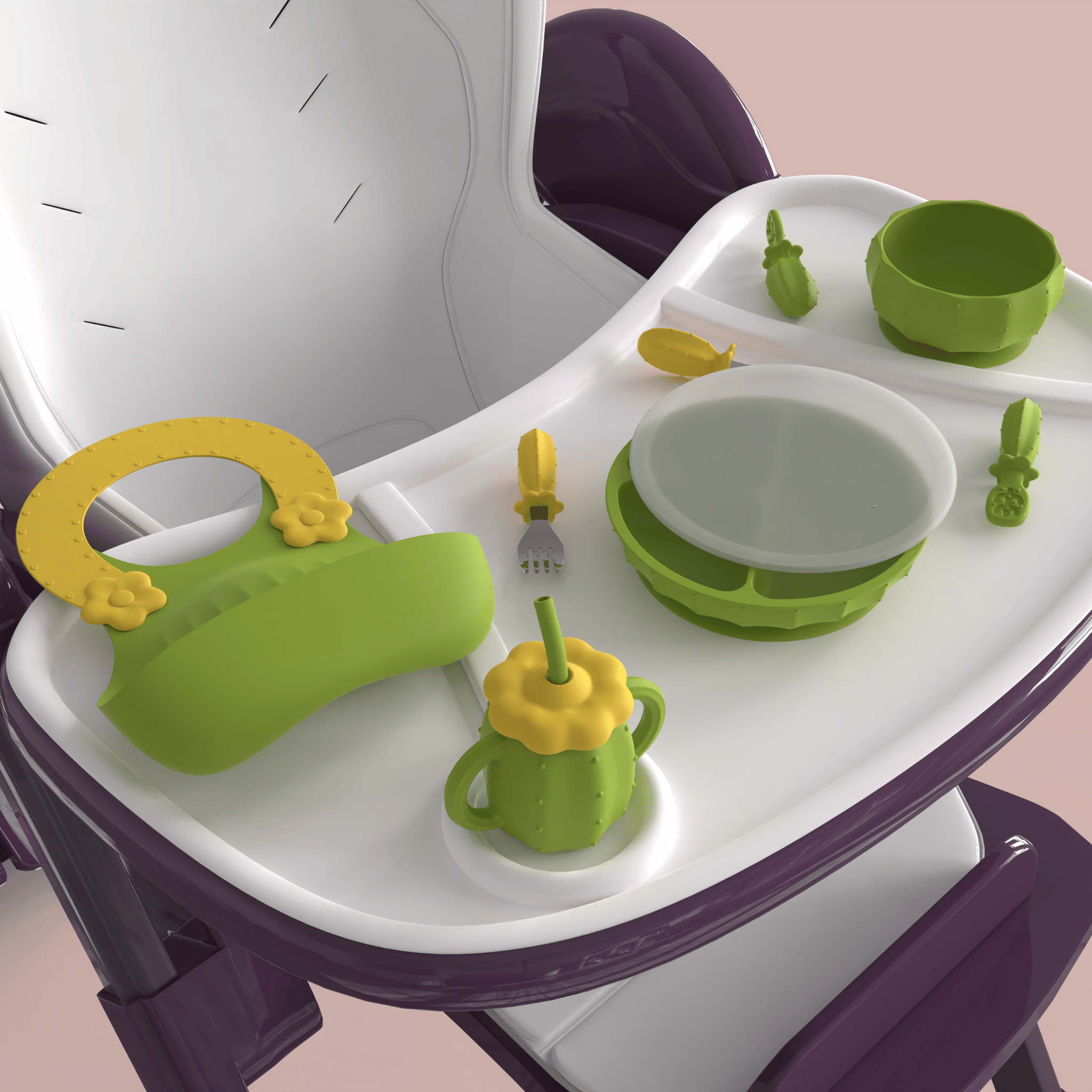 Silicone Baby Feeding Set | KIDDSTA